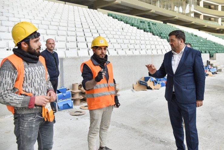 Giresun’un yeni stadı Mart ayında teslim ediliyor