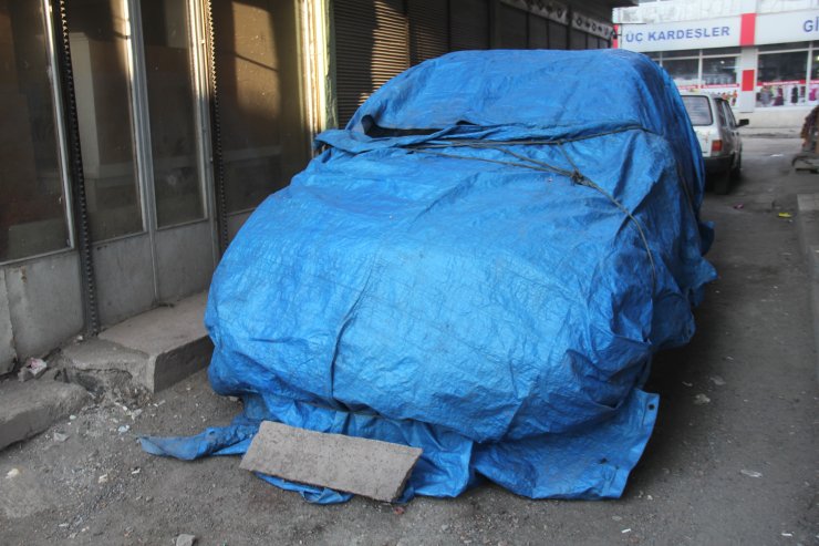 Ardahan'da çocuklar "en soğuk ilçe" de kızak keyfi yaptı