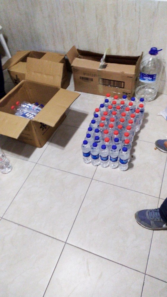 Köyceğiz’de yeni yıl öncesi 70 bin TL değerinde sahte alkol ele geçirildi