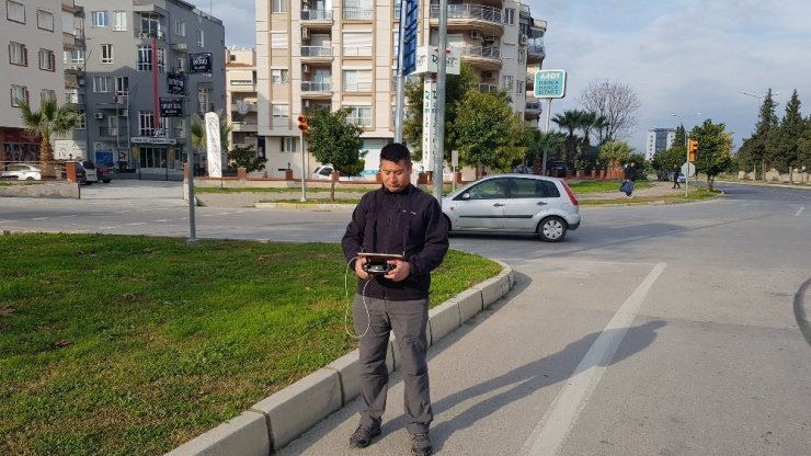 Trafik timleri drone ile denetim yaptı, sürücüleri affetmedi