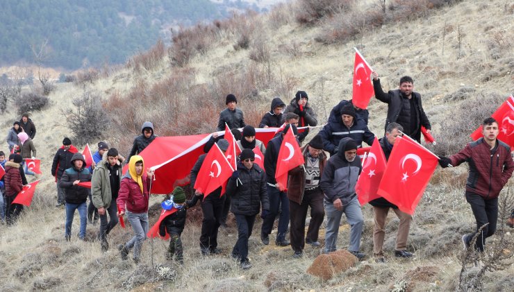 Beypazarı'nda 1900 metre rakımlı tepeye