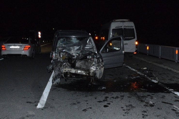Gümüşhane’de trafik kazası: 2 yaralı
