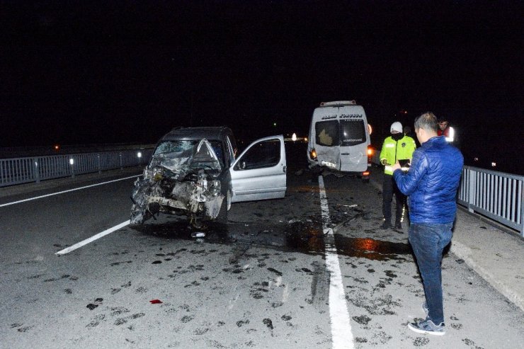 Gümüşhane’de trafik kazası: 2 yaralı