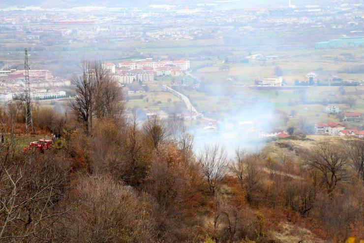 Kocaeli'de orman yangınında 10 hektarlık alan zarar gördü