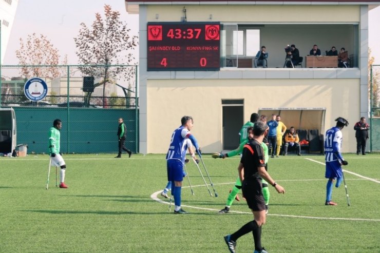 Şahinbey Ampute’nin beli bükülmüyor