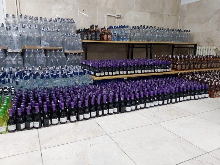 Jandarma KOM’dan kaçak alkol operasyonu: 6 gözaltı