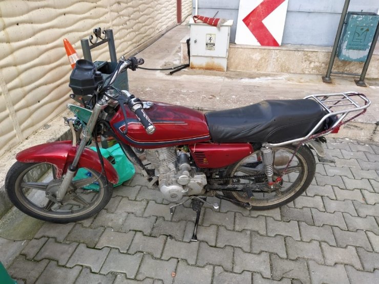 Motosiklet hırsızı cezaevine gönderildi