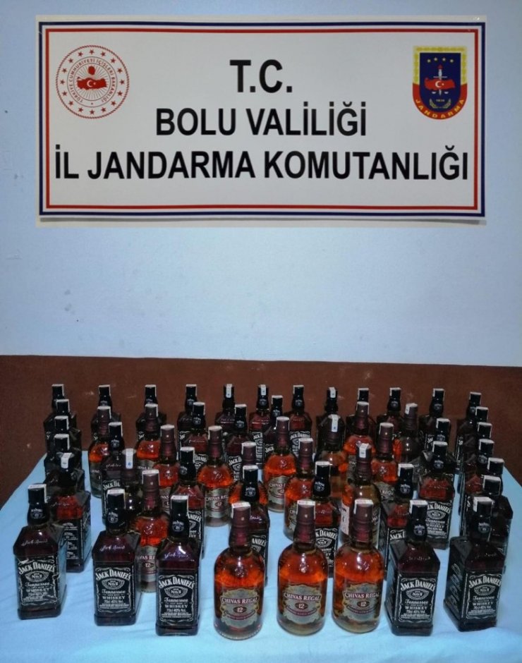 Bolu’da, kaçak içki ve sigara operasyonu: 2 gözaltı