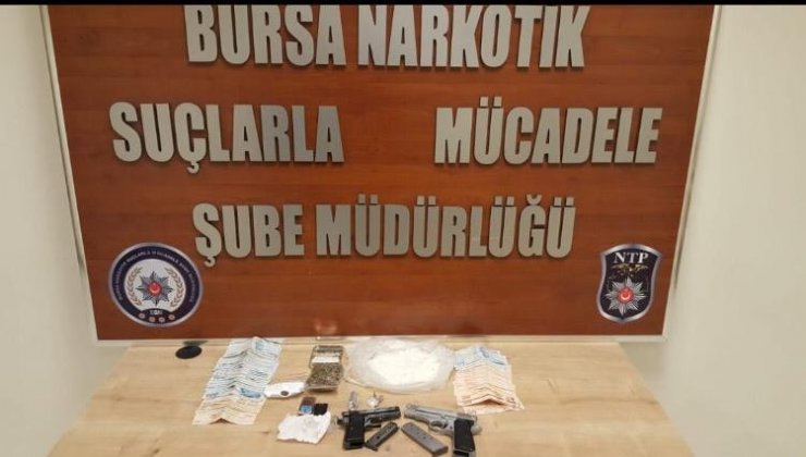 Bursa’da narkotik operasyonu: 5 şüpheli adliyede