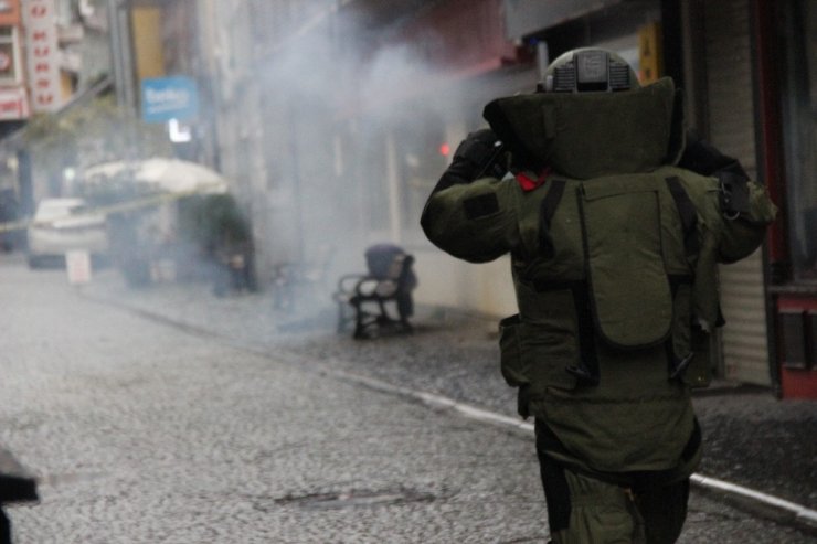 İzmit’te şüpheli paket bomba imha ekiplerini harekete geçirdi