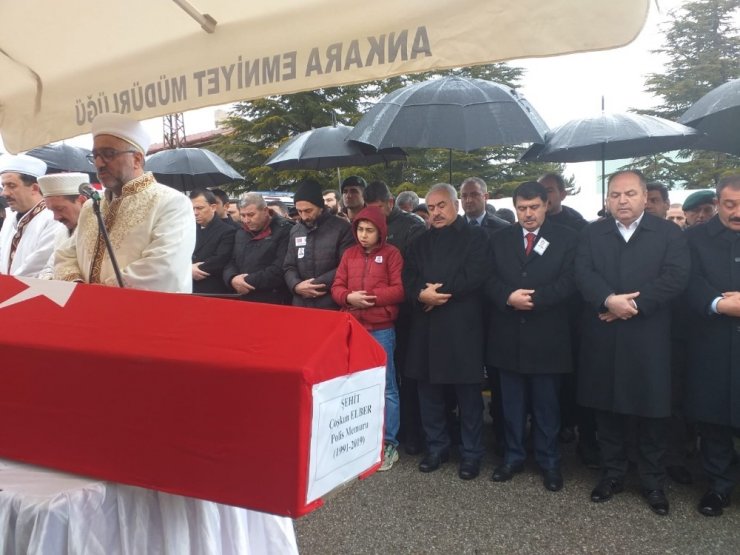 Şehit Özel Harekat polisi Coşkun Elber son yolculuğuna uğurlandı