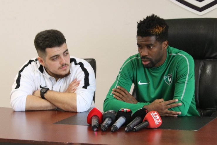 Mbamba: "Hedefimiz ilk yarıyı 24 puanla bitirmek"