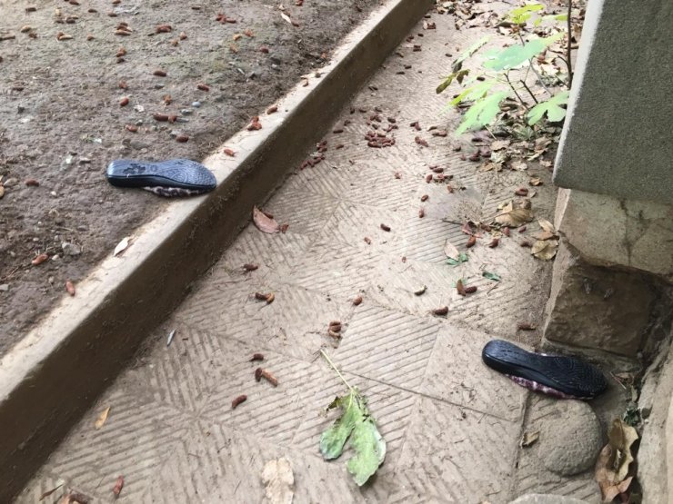Temizlik işçisi kadın cam silerken 3. kattan aşağı düştü