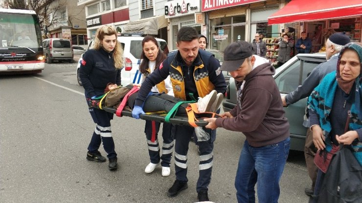 Samsun’da hastane önünde kaza: 2 yaralı