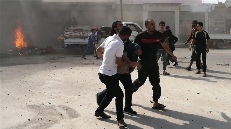 MSB: "Eli kanlı terör örgütü PKK/YPG, Fırat Kalkanı Harekatı bölgesindeki Cerablus ilçe merkezinde yine masum sivilleri hedef aldı. EYP yüklü iki motosikleti uzaktan kumanda ile patlatan teröristler, aralarında çocukların da