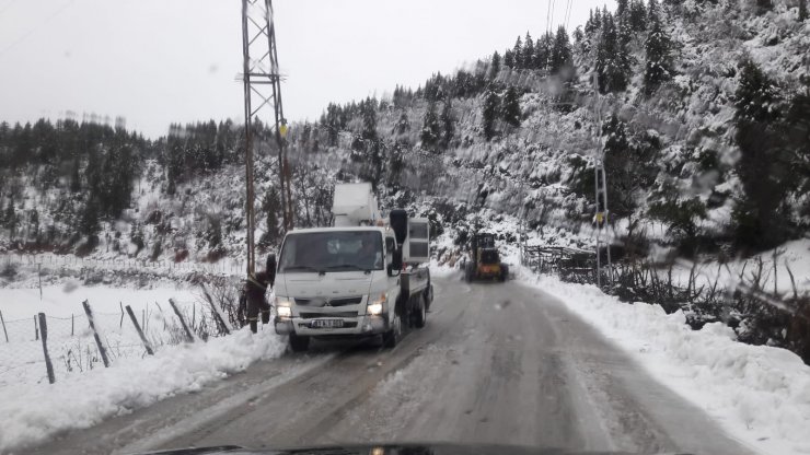 Adana ve Osmaniye'nin yüksek kesimlerindeki kar yağışı hayatı olumsuz etkiliyor