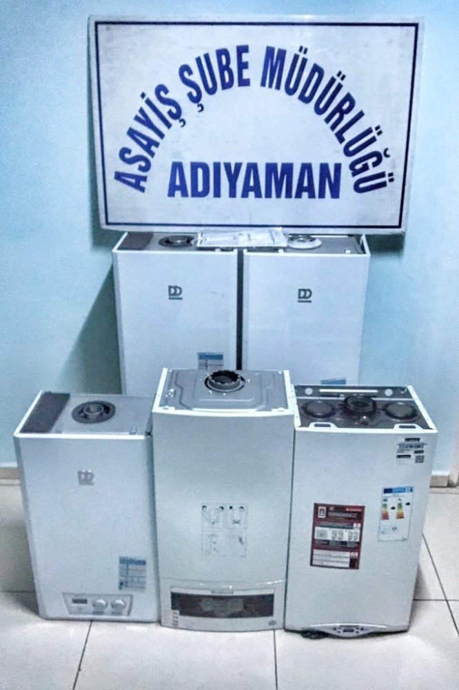 Kombi hırsızları yakalandı