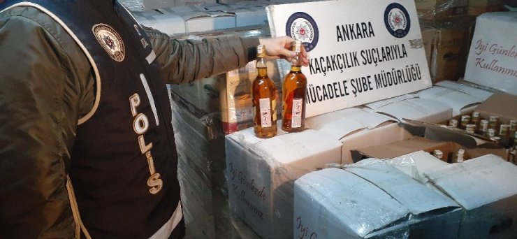 Başkent’te yılbaşı öncesi kaçak içki operasyonu