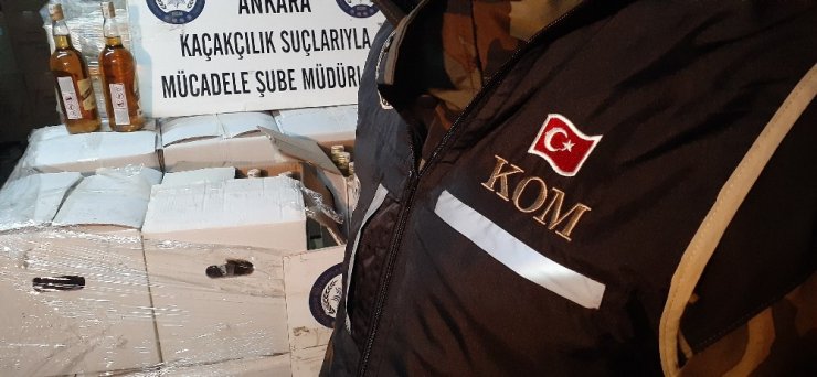 Başkent’te yılbaşı öncesi kaçak içki operasyonu