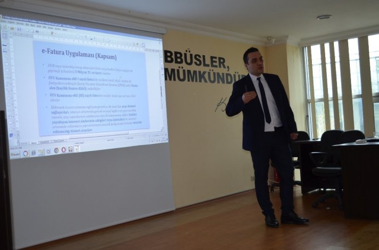 Didim esnafına elektronik belgeleme eğitimi