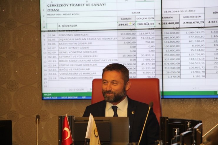 ÇTSO’nun bütçesi oy birliğiyle kabul edildi