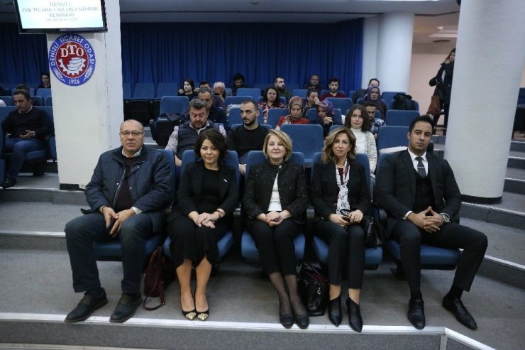 DENİB, Denizli ve Uşak’ta “Dış Ticaret Bilgilendirme’ seminerleri verdi
