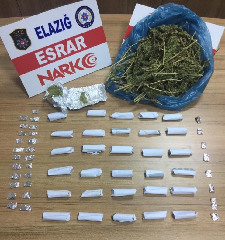 Elazığ’da uyuşturucu operasyonu: 6 şüpheli adliyeye sevk edildi