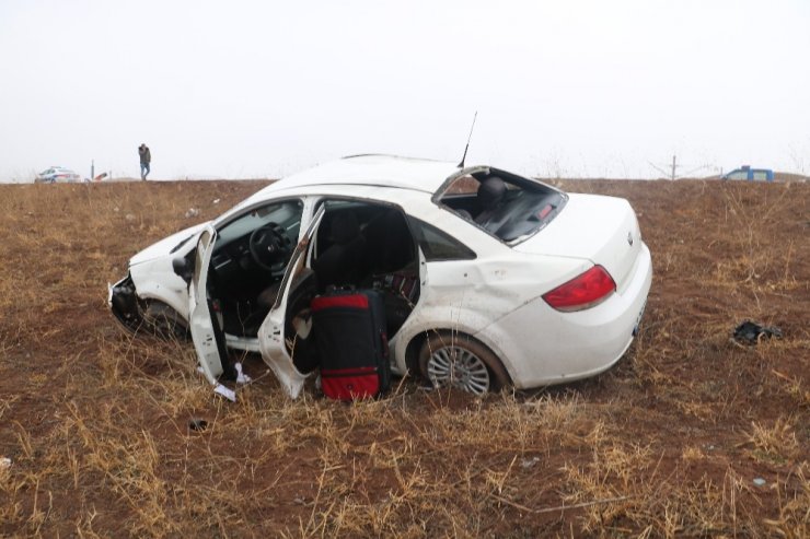 Sivas’ta trafik kazası:2 yaralı