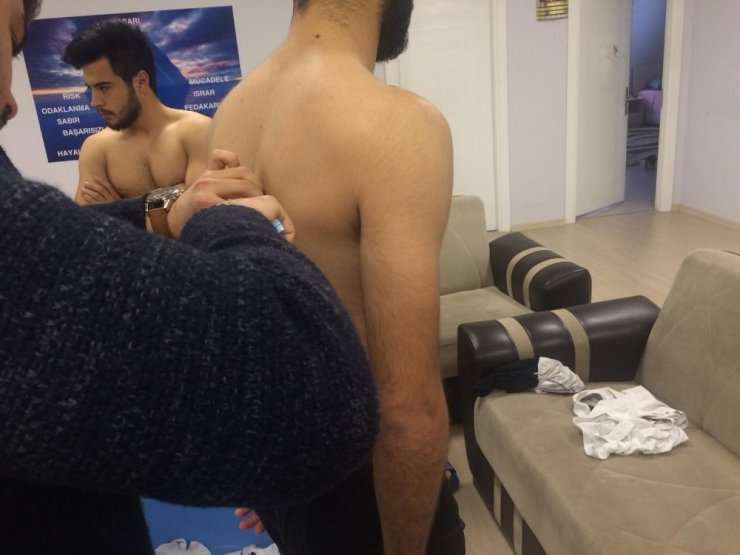 Yeşilyurt Belediyespor’da yağ ölçüm testi