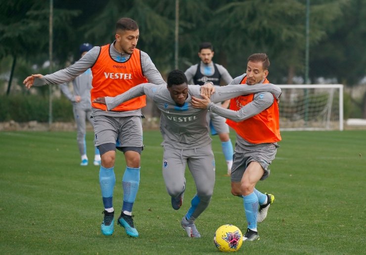 Trabzonspor, İstikbal Mobilya Kayserispor maçı hazırlıklarını sürdürdü