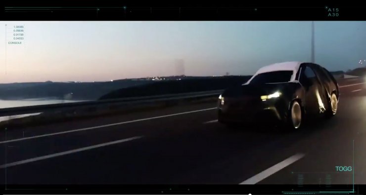 Türkiye'nin Otomobili'nin ilk hareketli görüntüsü paylaşıldı
