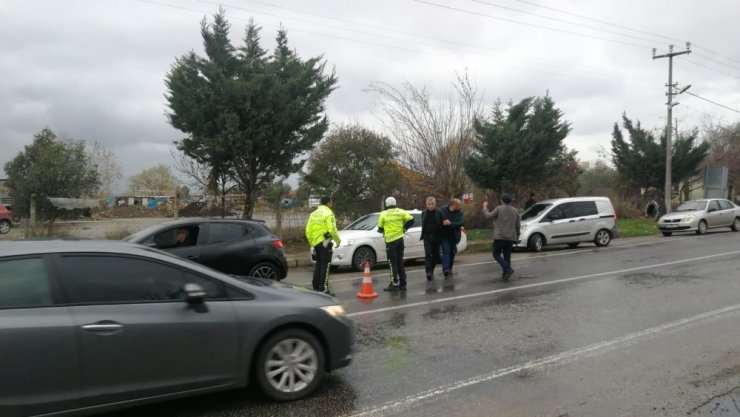 Polis silahları çekip yakaladı