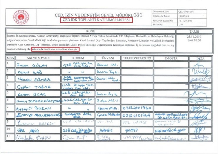 Çevre ve Şehircilik Bakan Yardımcısı Birpınar’dan ÇED Raporu ile ilgili iddialara tutanaklı yanıt
