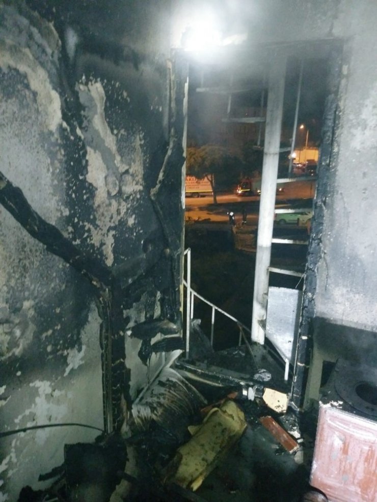Kuşadası’nda korkutan yangın