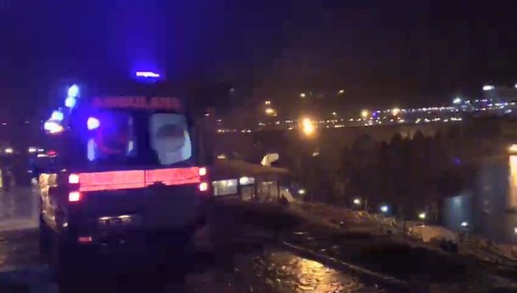 Tarihi on gözlü köprüde intihar girişimi