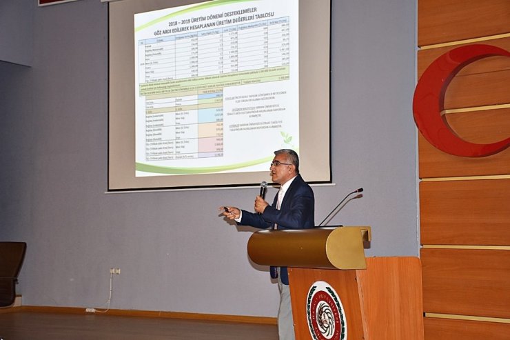 HRÜ’de bölge çiftçisinin üretebileceği alternatif ürünler ele alındı