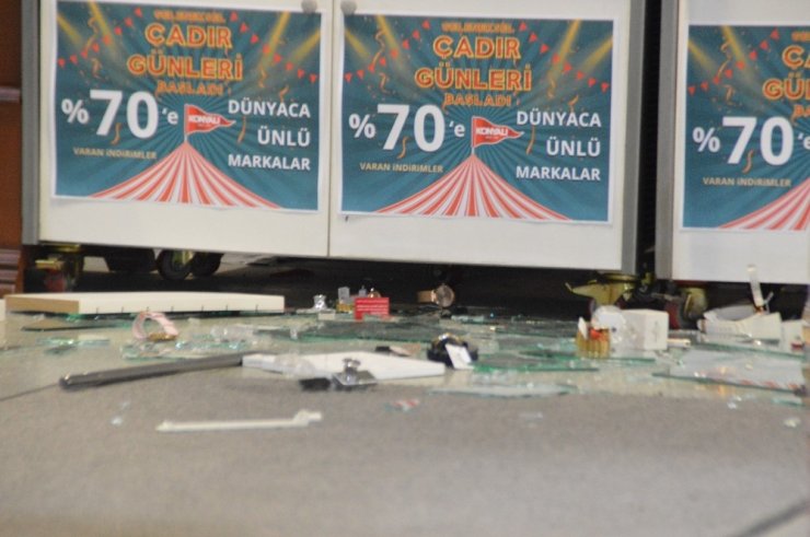 10 dakikalık dükkan soygunu film sahnelerini aratmadı