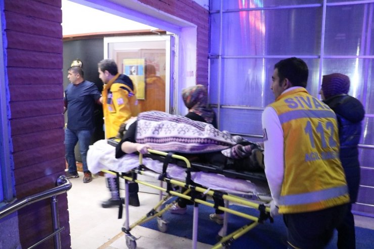 Sivas’ta trafik kazası: 6 yaralı