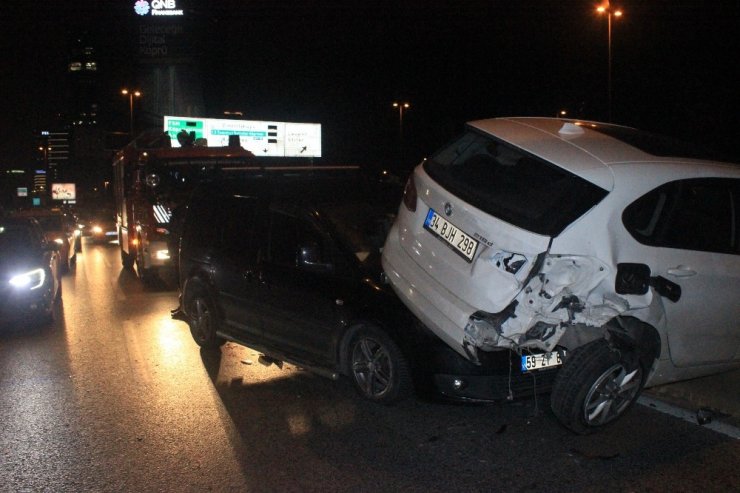 Alkollü sürücü kaza yaptı:1 yaralı