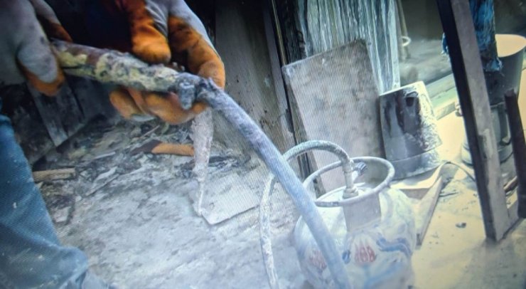 İzmir’de facianın eşiğinden dönülen patlama kamerada