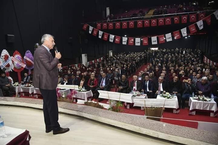 CHP Kozan İlçe Başkanlığı Olağan Kongresi gerçekleştirildi