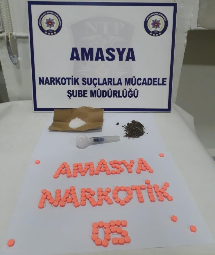 Uyuşturucu hapla yakalanan şahıs gözaltına alındı