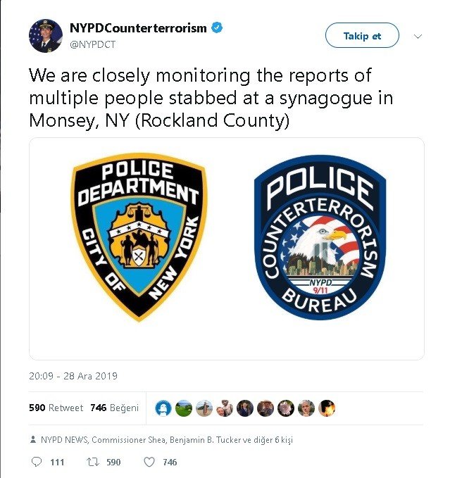 New York’ta hahamın evinde saldırı: 5 yaralı