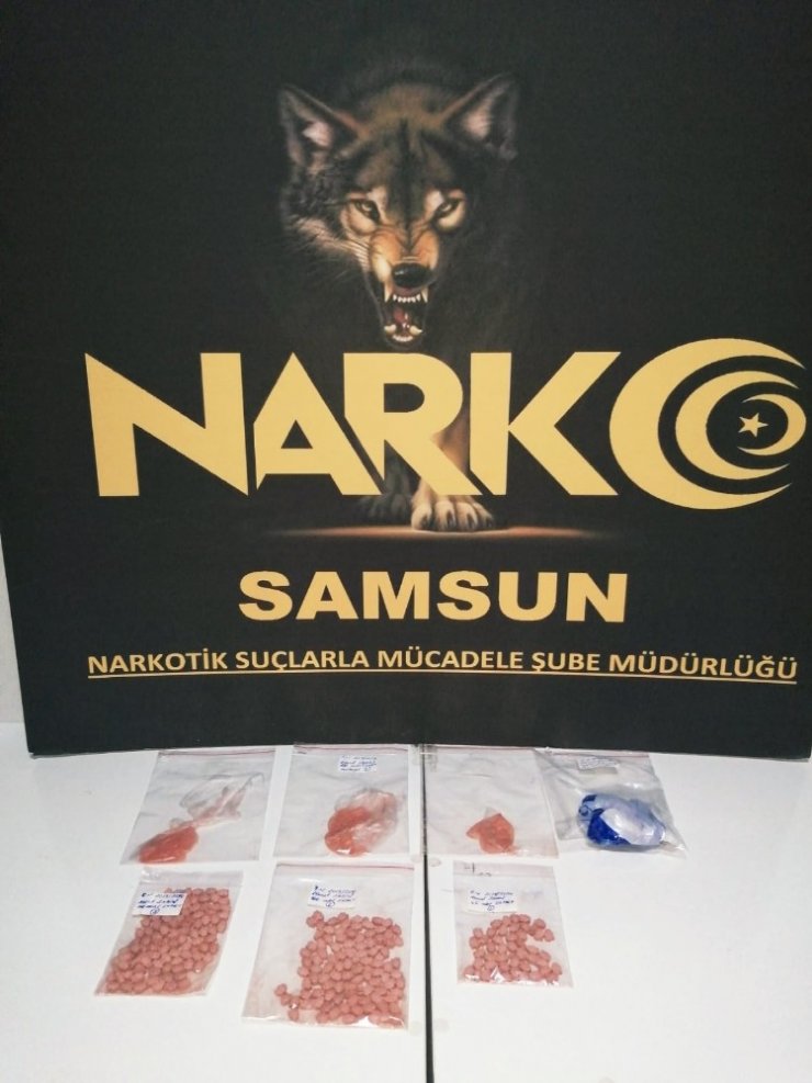 Samsun’da uyuşturucu hap satan şahıs yakalandı