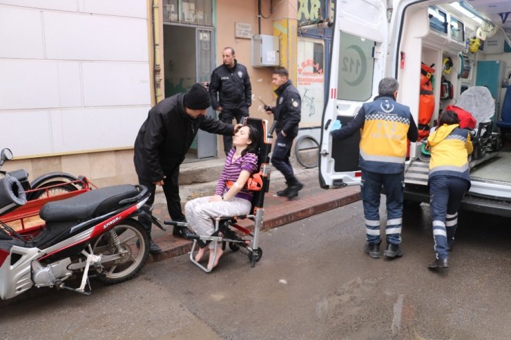 Sobadan sızan gazdan zehirlenen iki öğrenci tedavi altına alındı