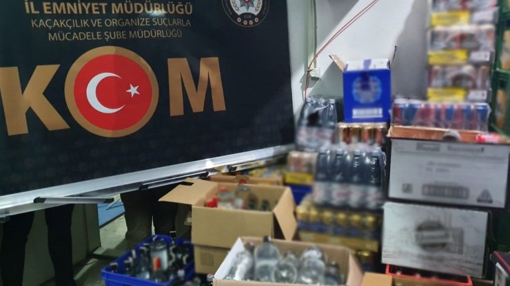 Kırıkkale’de tekel bayisine operasyon