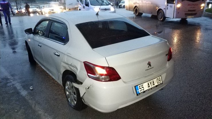Samsun’da trafik kazası: 1 yaralı
