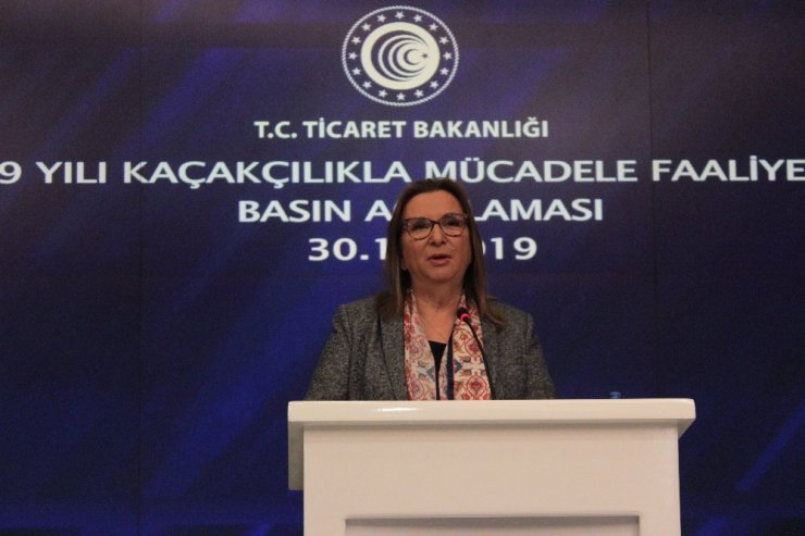 Ticaret Bakanı Pekcan, kaçakçılıkla mücadeleye ilişkin sayısal verileri paylaştı