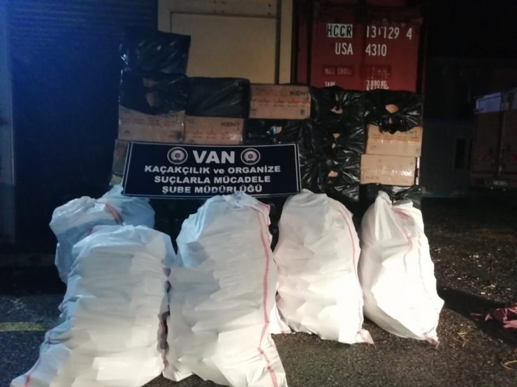 23 operasyonda 189 bin paket kaçak sigara ele geçirildi