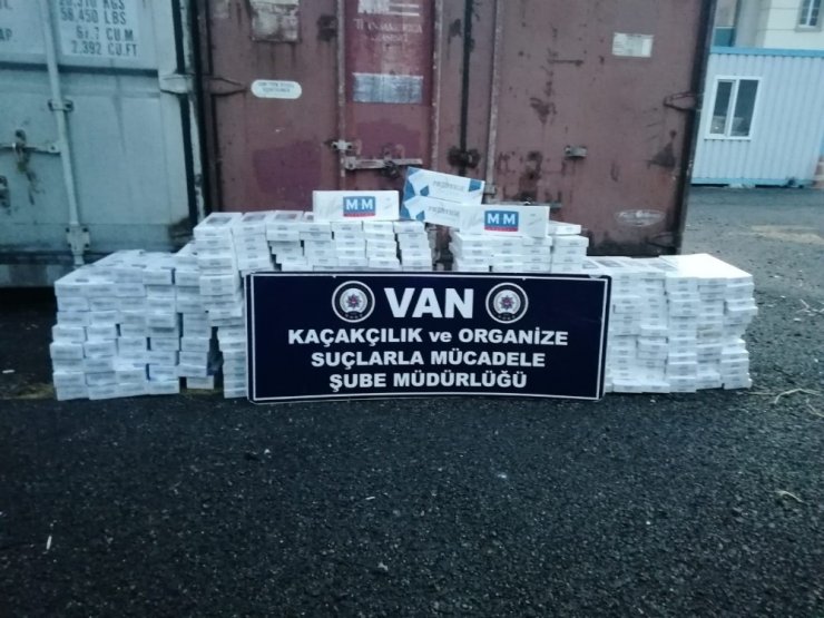 23 operasyonda 189 bin paket kaçak sigara ele geçirildi
